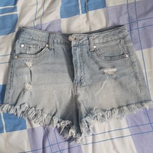 Denim Mini Short
